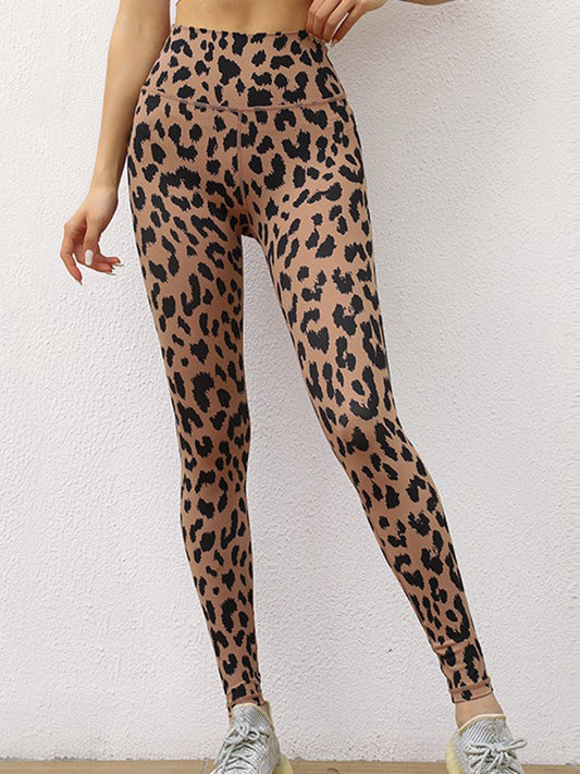 ZASUWA Female Sexy Leopard Print Hip-lift Leggings