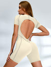 ZASUWA Female Heart Backless Romper