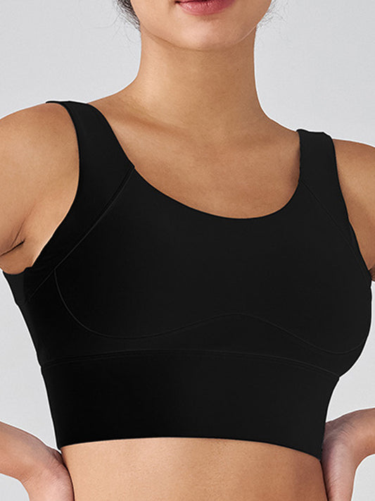 ZASUWA Female Backless U Collar Sports Bras