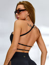 ZASUWA Female Quick-dry Fishnet Flare Scrunch Bum Cross Back Tracksuit