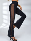 ZASUWA Female Quick-dry Fishnet Flare Scrunch Bum Cross Back Tracksuit