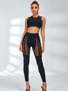 ❤ZASUWA Female Super Stylish Sheer Mesh Leggings