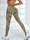 ZASUWA Female Sexy Camouflage Deep V Back Scrunch Bum Backless Tracksuit