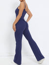 ZASUWA Female Scrunch Bum Flare Jumpsuit