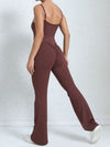 ZASUWA Female Scrunch Bum Flare Jumpsuit