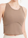 ZASUWA Female U Collar Backless Metal Tank