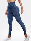 ZASUWA Female Leopard Print Scrunch Bum Seamless Leggings