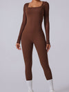 ZASUWA Female Sexy Mesh  Backless Jumpsuit