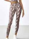 ZASUWA Female Snake Print High-rise Leggings