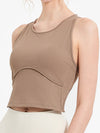 ZASUWA Female U Collar Backless Metal Tank