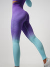 ZASUWA Female Fantasy Ombre Ribbed Scrunch Bum Tracksuits