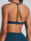 ZASUWA Female Ribbed Backless Seamless Sports Bras