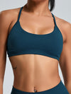 ZASUWA Female Ribbed Backless Seamless Sports Bras