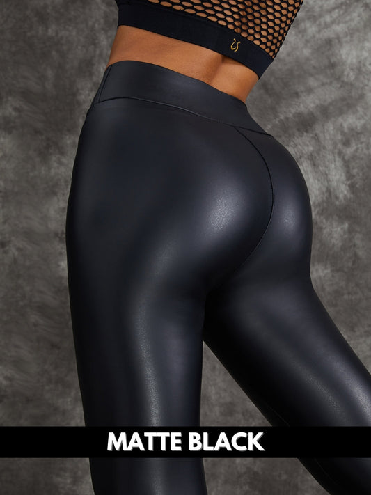 ZASUWA Female High Impact Shockproof Latex Leggings