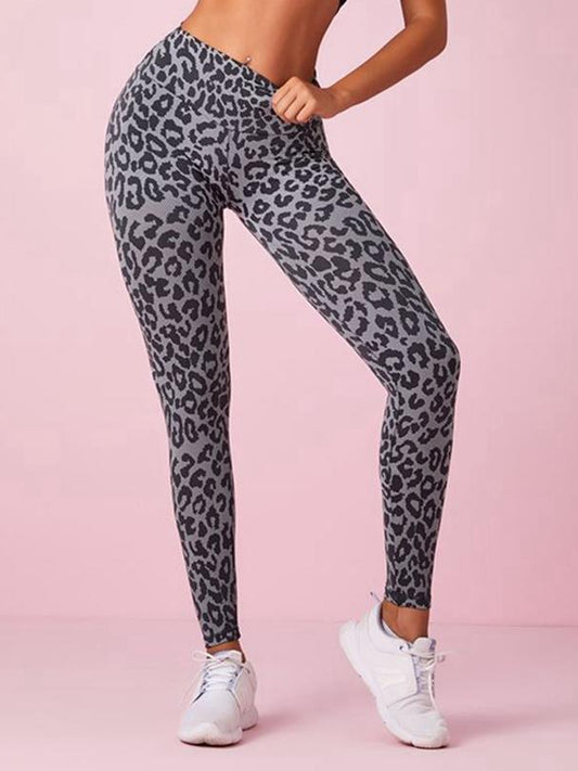 pretty in pink-Lift Legging Animal Print Scrunch Bum High Waist Leggings-LEGGINGS-ZASUWA-ZASUWA